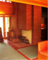 Pope Leighey Houes LR Fireplace by Frank Lloyd Wright on Wright-site on McNees.org
