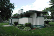 Frank Lloyd Wright architecture in Belvidere, Illinois - Pettit Chapel