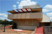 Frank Lloyd Wright architecture at Florida Southern College in Lakeland, Florida - Annie Pfeiffer Chapel 