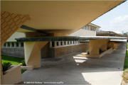 Frank Lloyd Wright architecture at Florida Southern College in Lakeland, Florida - Polk County Science Building 