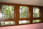 Frank Lloyd Wright windows  - Hollyhock House - McNees Wright-Site on McNees.org