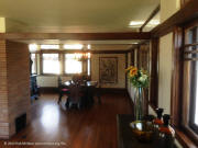 Frank Lloyd Wright Architecture in LaGrange - Stephen Hunt House - Dining Room