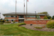 Prairie architecture in Lisle, IL - Lisle Police Department - 5040 Lincoln Ave.