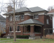 Prairie architecture in Oak Park, IL - Joseph Guy House at 407 N Scoville
