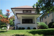 Prairie architecture Amos Erman House at 3201 Karnes Blvd Kansas City, MO