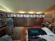 Frank Lloyd Wright Bott House Kansas City Master bedroom