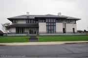 Prairie architecture at 27 Monmouth Drive, Deal, New Jersey