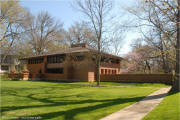 Frank Lloyd Wright Heurtely House in Oak Park, IL 