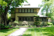 Prairie architecture - John S Van Bergen Blondeel House II 432 Elmwood Oak Park 