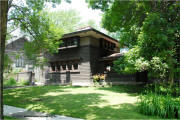 John S Van Bergen - Prairie architecture - Yerkes House - 450 Iowa St. Oak Park, IL  