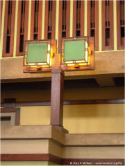 Frank Lloyd Wright Oak Park Unity Temple Podium Lights