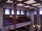 Frank Lloyd Wright Oak Park Unity Temple Rear Balcony Lightscreens