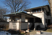 Frank Lloyd Wright Wm Martin House - Garden Patio - Porch