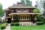 Prairie architecture in Quincy, Illinois - George Behrensmeyer House