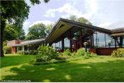 Prairie architecture in Lake Geneva, WI - Lake Geneva public library