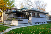 Frank Lloyd Wright architecture - American System Built Home Model B1 - 2714 West Burnham Street, Milwaukee on Rick's McNees.org/flw WrightSite