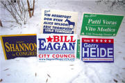 Abusive Campaign Signs on Forest Preserve Land