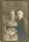 Erin Leon (Bill) McNees and Zelma Mae (Hurst) McNees - Wedding Photo 1917