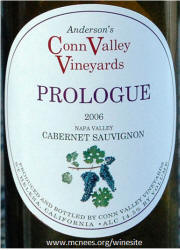 Anderson's Conn Valley Vineyards Prologue Cabernet Sauvignon 2006