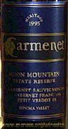 Carmenet Moon Mountain Meritage 1995