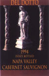 Del Dotto Napa Valley Cabernet Sauvignon 1994 on McNees.org/winesite