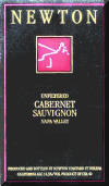 Newton Napa Unfiltered Cabernet 2000 -- Rated 90-91