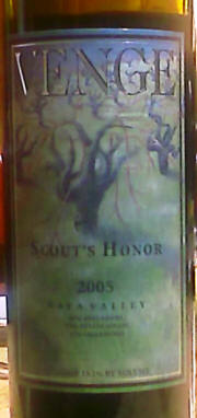 Venge Napa Valley Scout's Honor Zinfandel Blend 2005