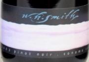 W. H. Smith Sonoma Coast Pinot Noir 2003 Label