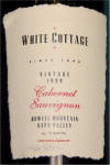 White Cottage Napa Valley Cabernet 1999 label on McNees.org/winesite