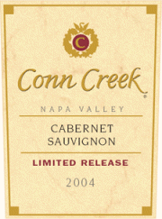 Conn Creek Napa Valley 2004 label 