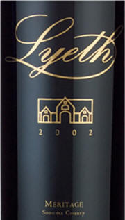 Lyeth Sonoma Meritage label on McNees.org/winesite