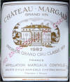 Margaux 1982 label on McNees.org/winesite