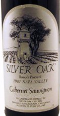 Silver Oak Bonny's Vineyard Napa Valley Cabernet Sauvignon 1981