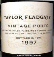 Taylor Fladgate Vintage Port 1997 magnum label