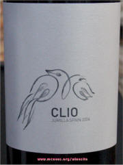 Bodegas El Nido Clio 2004 Label on McNees Winesite
