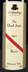 d'Arenberg Dead Arm 2004 label