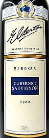 Elderton Barossa Cabernet Sauvignon 2000