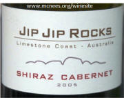 Jip Jip Rock Limestone Coast Australian Cabernet Shiraz 2005