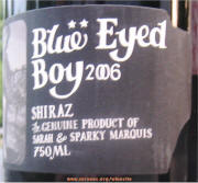 Mollydooker Blue Eye'd Boy Shiraz 2006