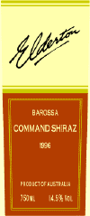 ELDERTON Barossa COMMAND SHIRAZ 1998
