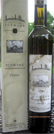 Inniskillin Vidal Ice Wine 2004 Label