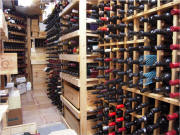 Rick's Wine Cellar north wall length