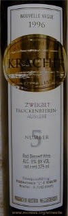 Kracher Zwegelt TBA Number 5 1996