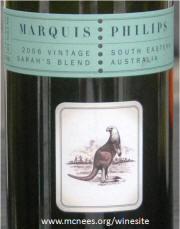 Marquis Phillips Sarah's Blend 2006 label