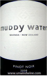 Muddy Water Waipara New Zealand Pinot Noir 2007