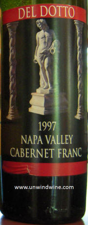 Del Dotto Napa Valley Cabernet Franc 1997