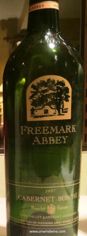Freemark Abbey Napa Valley Bosche Vineyard Cabernet Sauvignon 1997