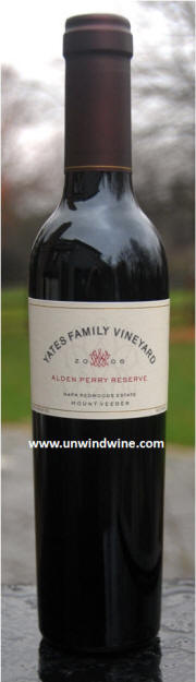 Yates Family Vineyards Alden Perry Reserve 2006