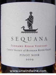 Sequana Sundawg Vineyard Green Valley Russian River Valley Pinot Noir 2009