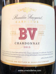BV Beaulieu Vineyards Carneros Chardonnay 2015